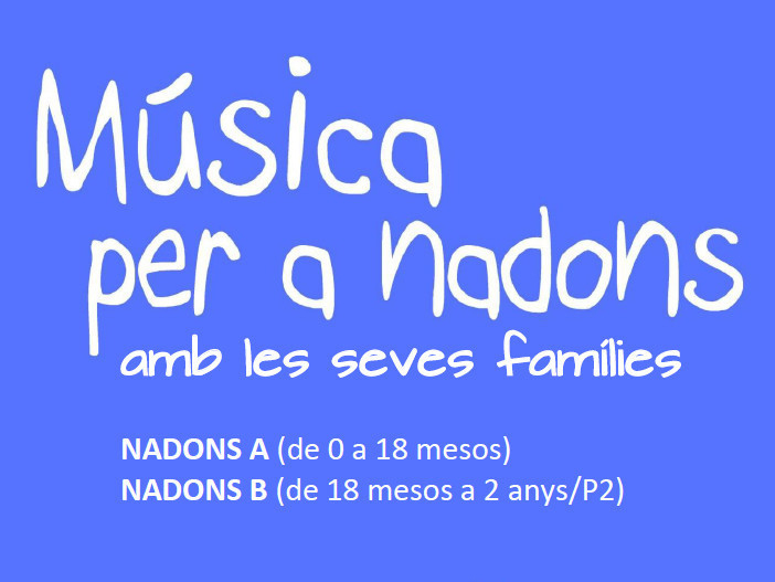 Música per a nadons. Fragment pel cartell.