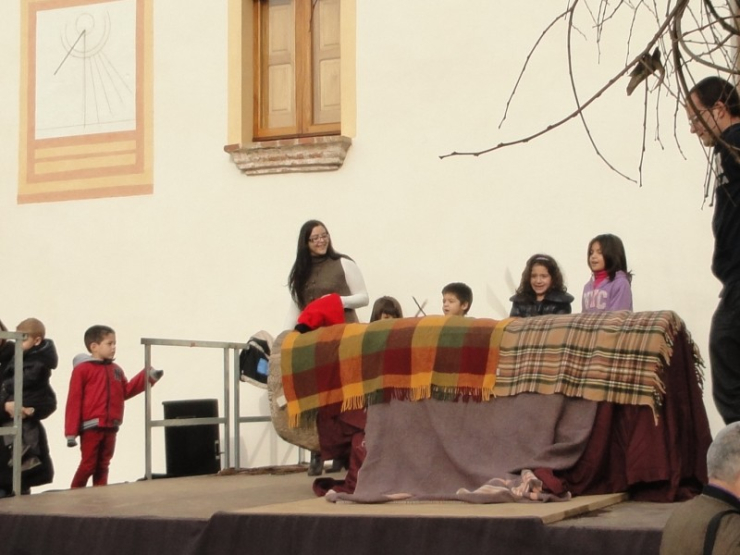 Tió Popular a Can Malla.