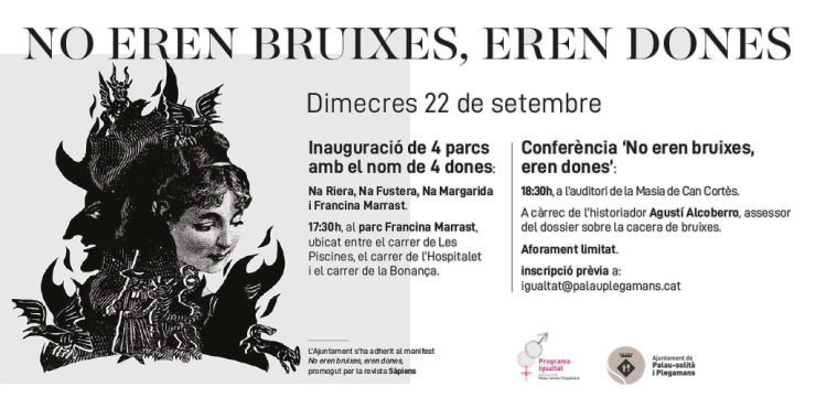 Cartell de l'acte 'No eren bruixes, eren dones'