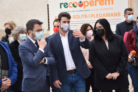 Visita del President de la Generalitat, Pere Aragonès