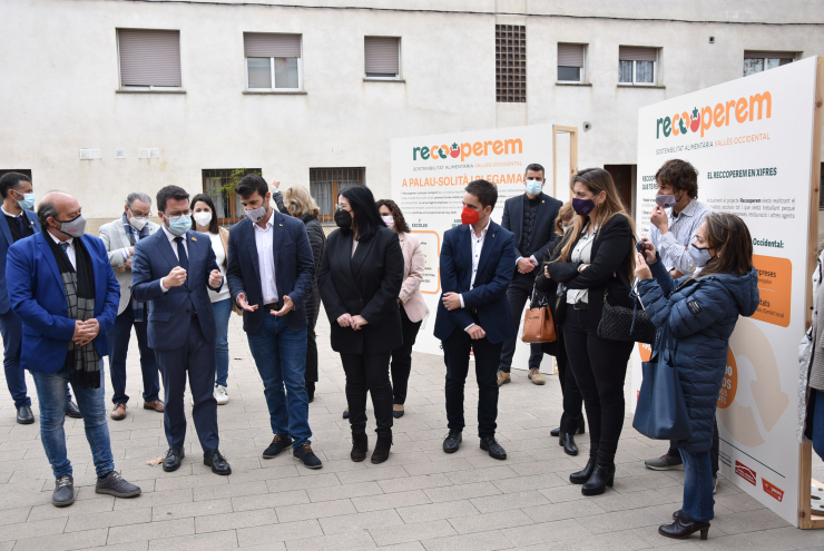 Visita del President de la Generalitat, Pere Aragonès