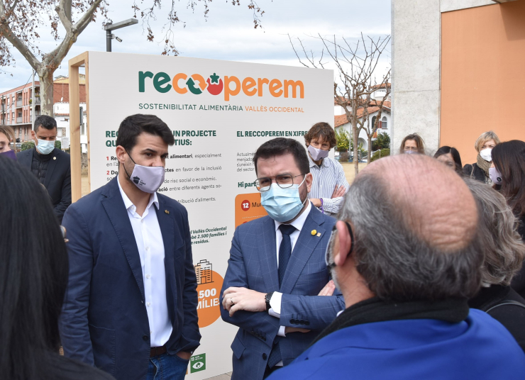 Visita del President de la Generalitat, Pere Aragonès
