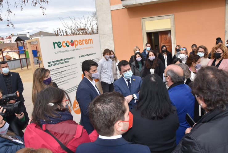 Visita del President de la Generalitat, Pere Aragonès