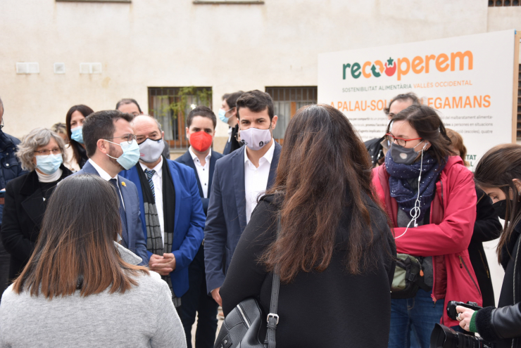 Visita del President de la Generalitat, Pere Aragonès