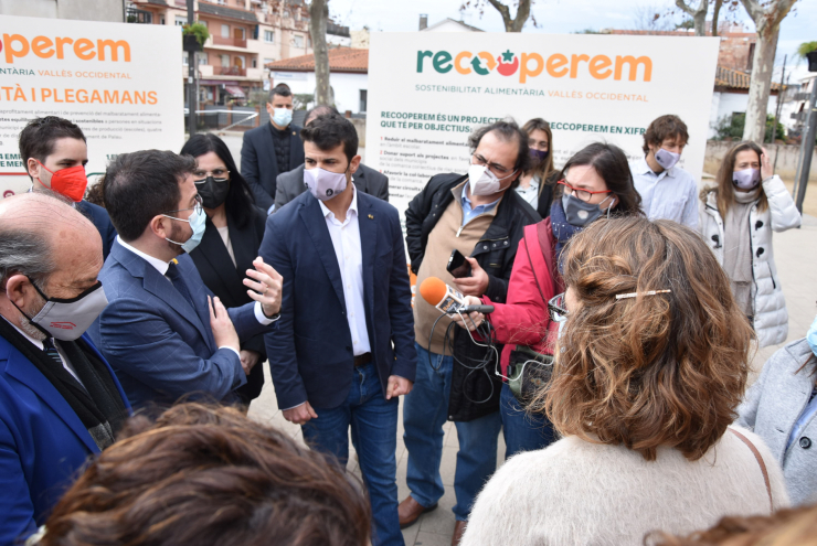 Visita del President de la Generalitat, Pere Aragonès