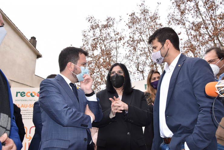 Visita del President de la Generalitat, Pere Aragonès