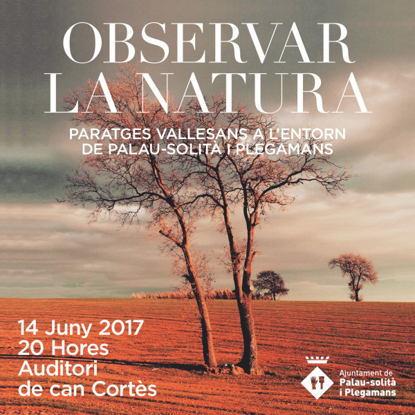 Portada del llibre fotogràfic 'Observar la natura'.