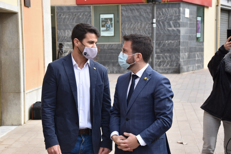 Visita del President de la Generalitat, Pere Aragonès