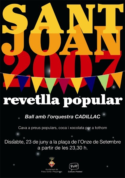 Cartell de la Revetlla de Sant Joan