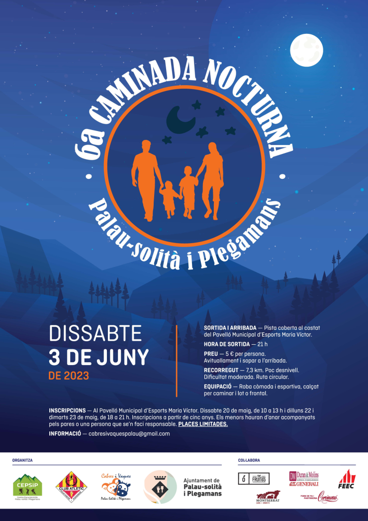 Cartell caminada nocturna