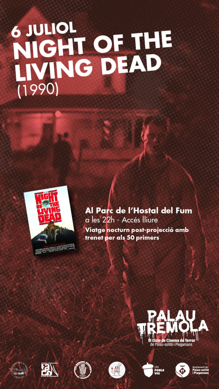 Cartell Palau Tremola 2024 pel.lícula NIGHT OF THE LIVING DEAD