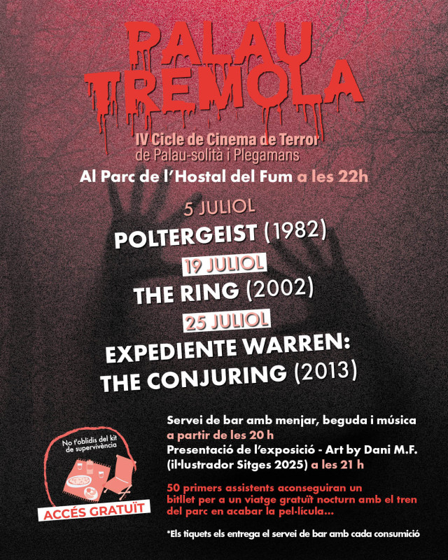 Cartell programació PALAU TREMOLA 2025