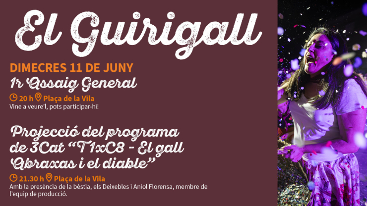 Cartell El Guirigall_assajos generals