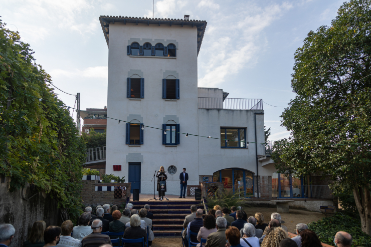 Inauguració Torre Folch. Parlament Natàlia Garriga