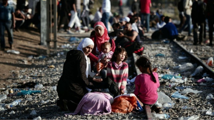 Refugiats de Síria. Foto d'AFP