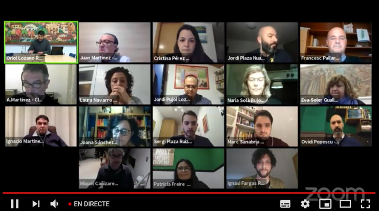 Ple municipal del mes de gener de 2021