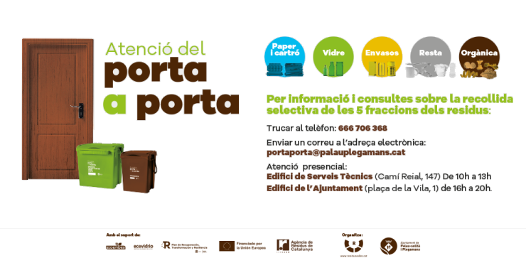 L’atenció sobre el Porta a Porta continua per telèfon, correu i presencialment