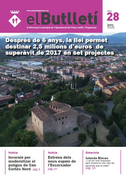 Portada del Butlletí Municila, juny 2018