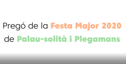 Pregó de la Festa Major 2020