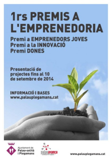 Cartell dels premis a l'Emprenedoria.