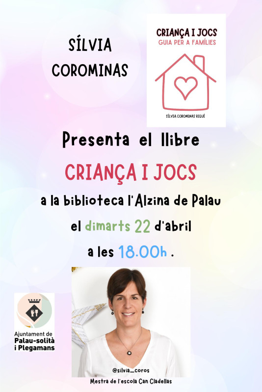 Cartell_Presentació llibre_Criança i Jocs