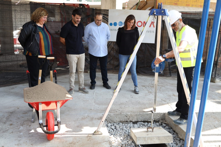 Acte de col·locació de la primera pedra