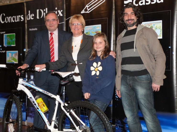 La guanyadora del concurs s'ha emportat una bicicleta
