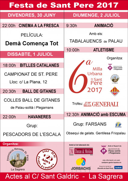 Festa Sant Pere 2017