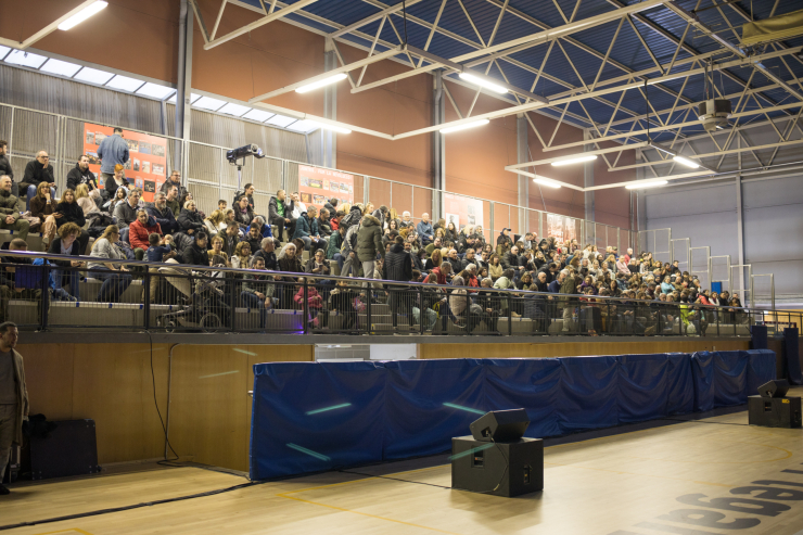 Nit de l'Esport. Públic al Pavelló Municipal d'Esports Maria Víctor