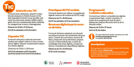 Cursos Punt TIC