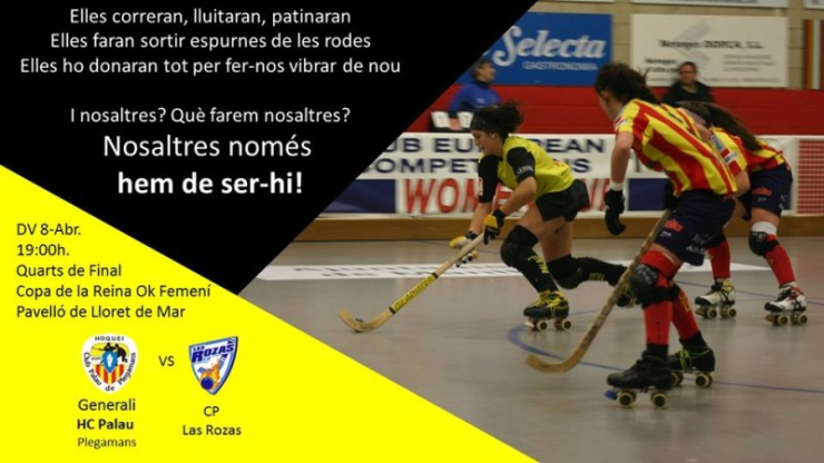 Cartell Quarts de Final Copa de la Reina d'Hoquei