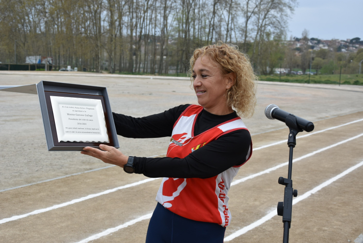 Reconeixement a l'expresidenta, Montse Garceso