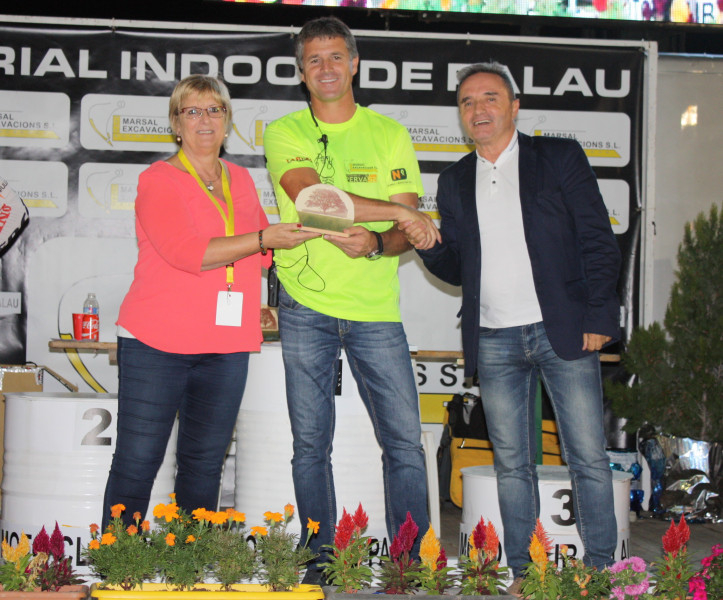 Reconeixement al president del Moto Club Palau, Joan Marsal