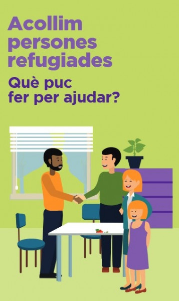 Imatge promocional de la Campanya de suport a l’asil i el refugi del CCVO