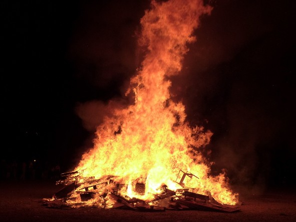 Foguera de Sant Joan, 2013.