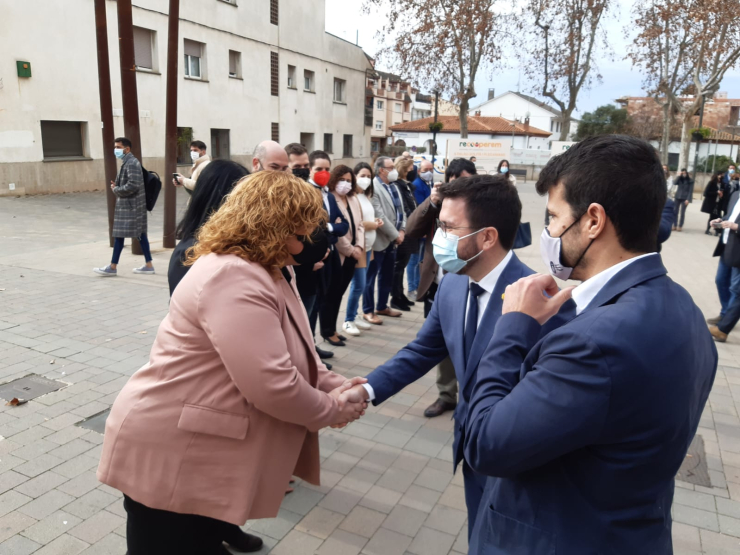 Visita de President de la Generalitat, Pere Aragonès