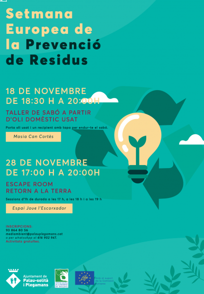 Activitats Setmana Europea de la Prevenció de Residus