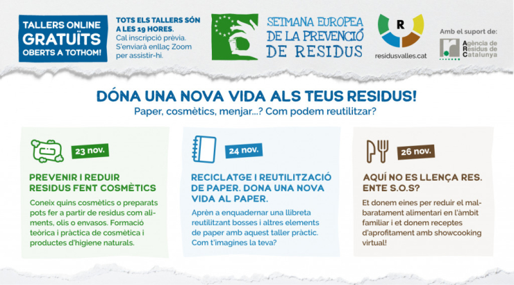 Cursos setmana de prevenció de Residus