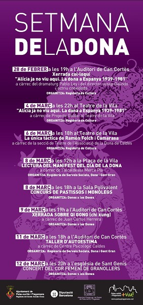 Programa Setmana de la Dona
