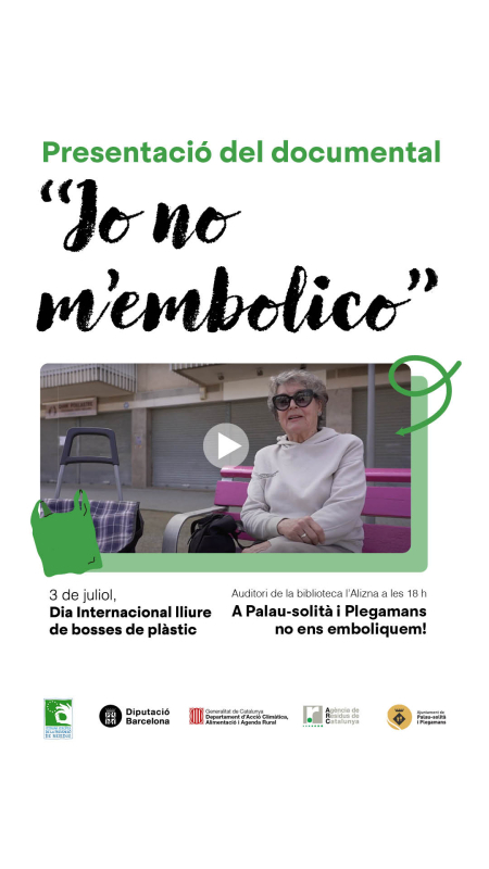 imatge cartell gran Jo no m'embolico