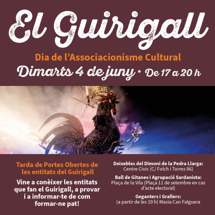 Cartell petit El Guirigall portes obertes