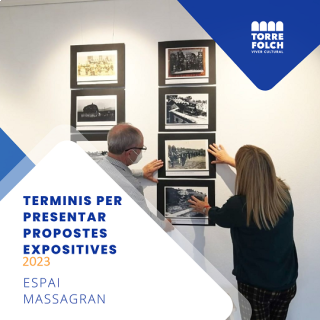 terminis sol·licituds espai massagran exposicions 2023