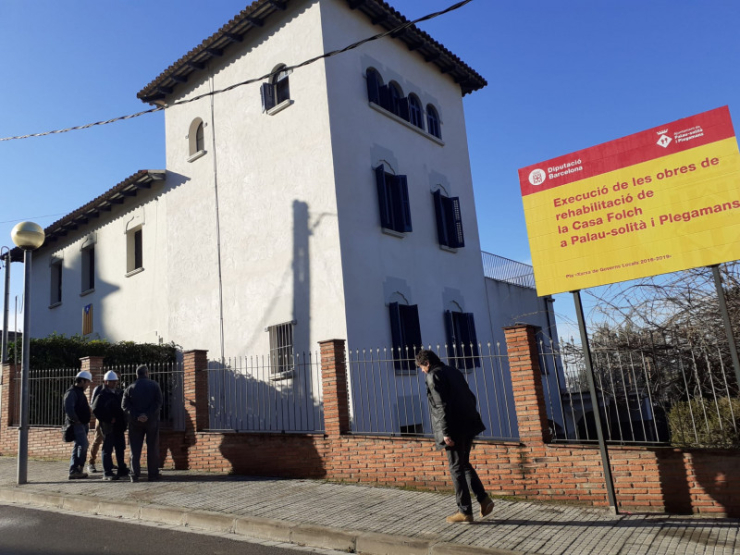 Inici obres Torre Casa Folch.