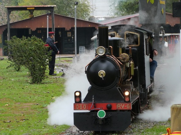 Una de les màquines del Tren de Palau.