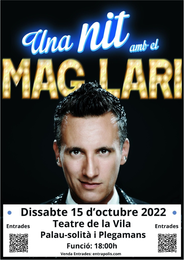 Cartell Una nit amb el Mag Lari