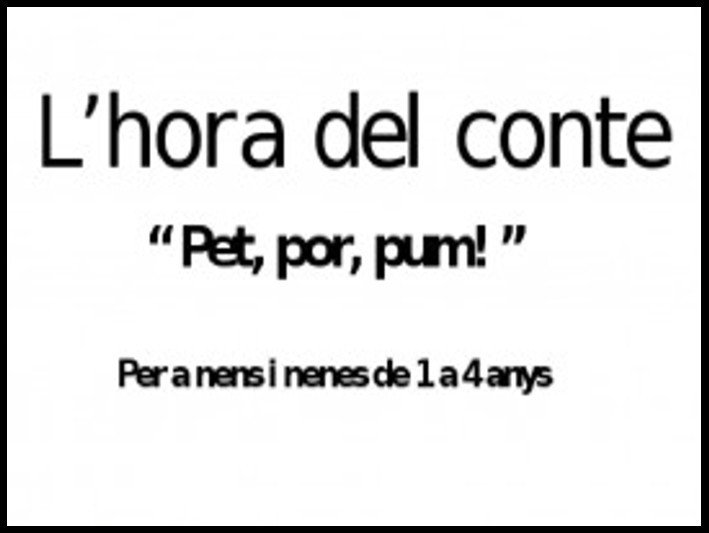 Capçalera pet,por,pum!
