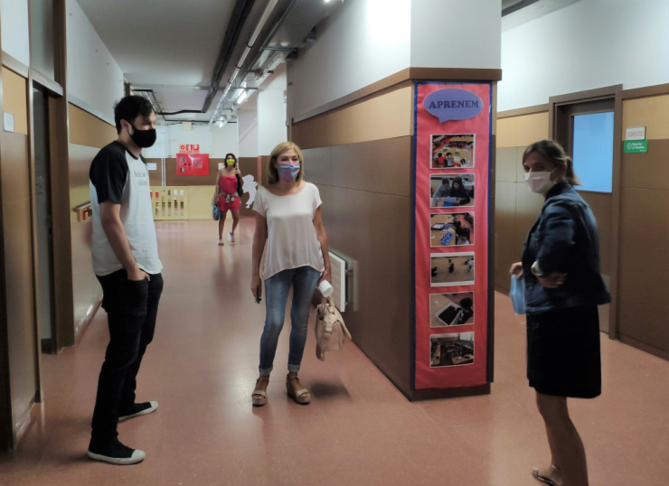 Visita a les escoles