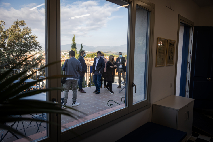 Inauguració Torre Folch. Visita