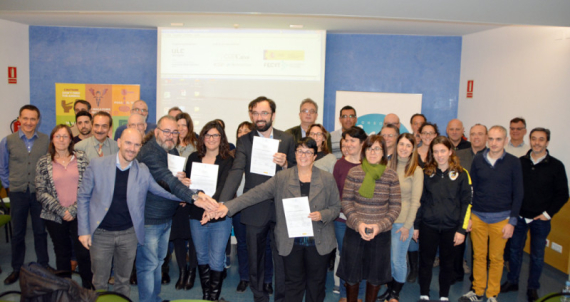 Pacte territorial per la riera de Caldes. Imatge del Consorci Besòs Tordera.