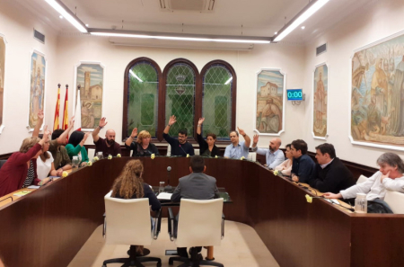 Votació de la moció sobre el judici de l'1-O